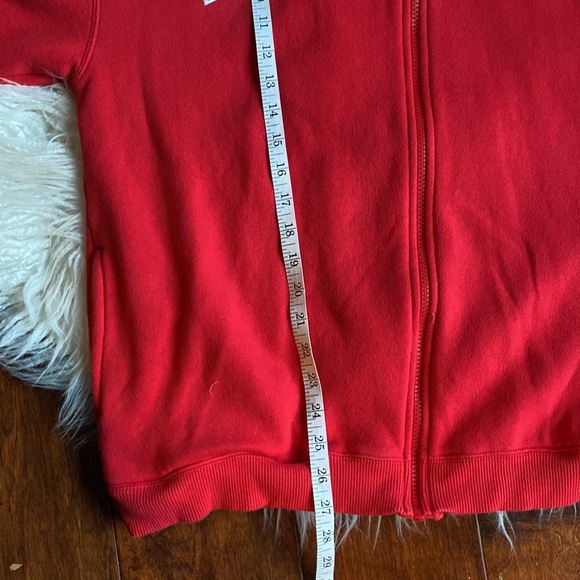 Disney Parks Minnie Embroidered Zip Up Hoodie, Color Red, Size Medium. - Picture 10 of 12